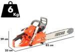 ECHO MOTOSEGA CS-501SX PROFESSIONALE A SCOPPIO JAPAN QUALITY TAGLIO ARBUSTI - immagine 2