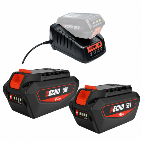 Echo Kit Energia 4 – eForce 56V con 2 Batterie Da 252 Wh 5 Ah e Caricabatterie Rapido 56V